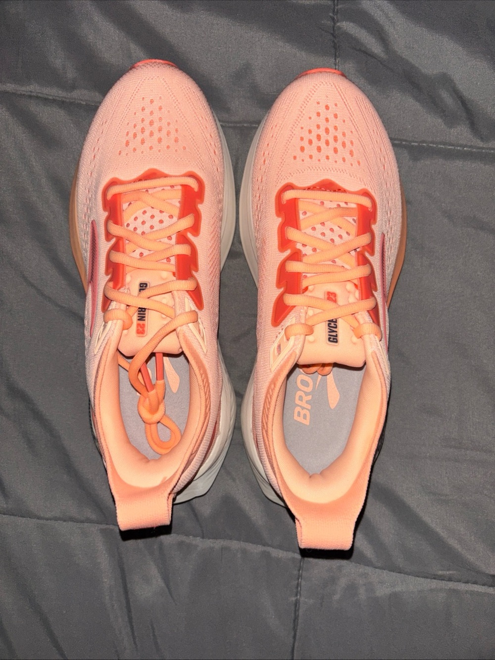 Brooks Women’s Running Shoes - Coral/Pink Glycerin 23 size 5.5 - Picture 4 of 7